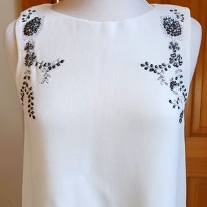 Zara knit embellished Holliday dress L